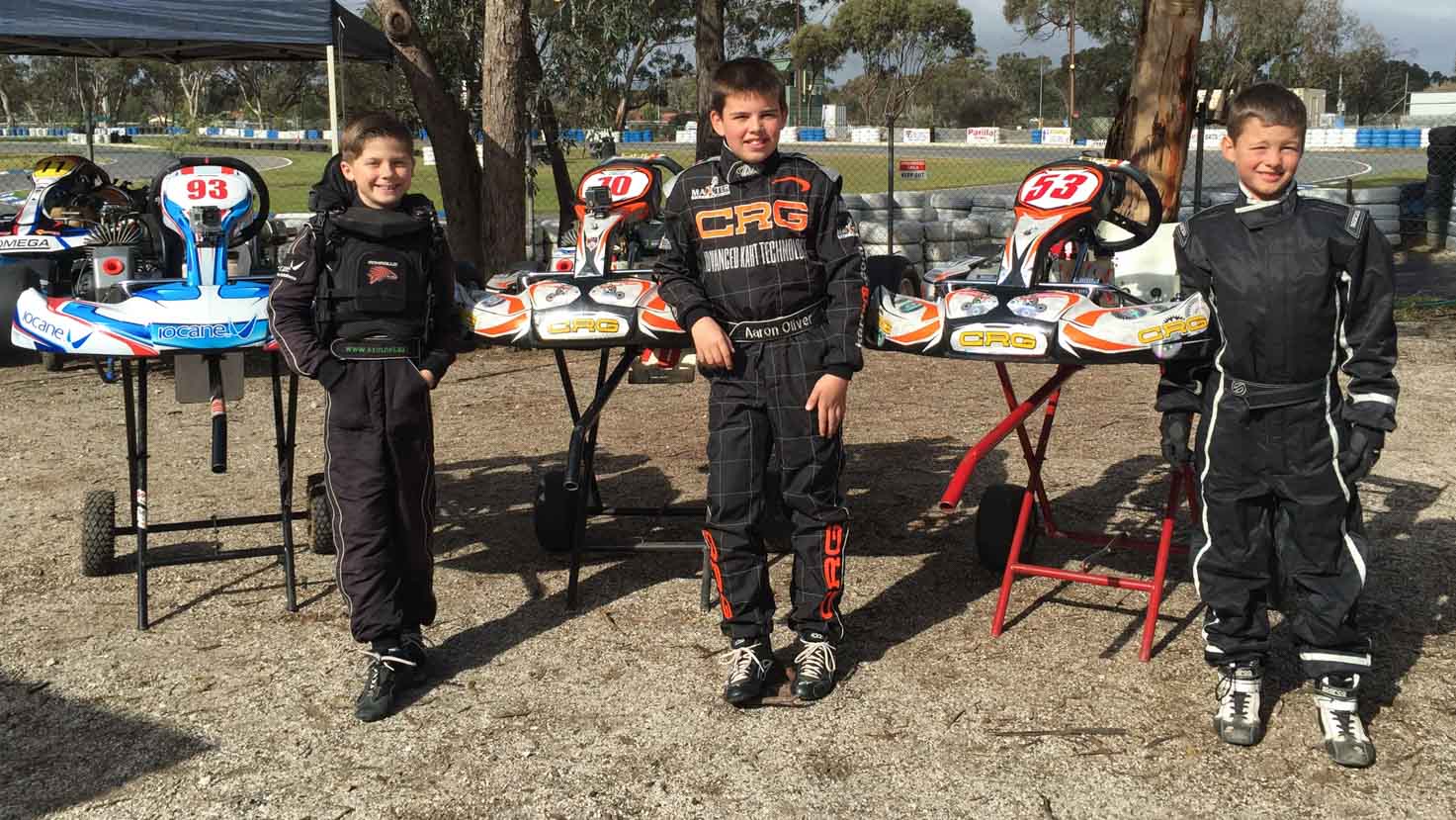 The CRG boys at their first meet together.