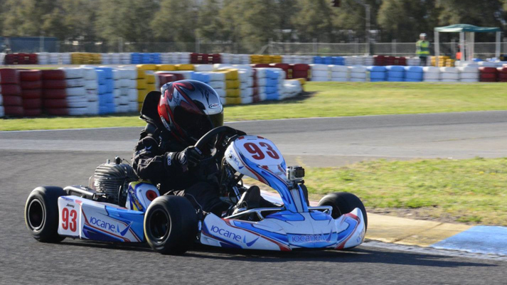 Jimmy in his office (Photo courtesy Kart Action Media)