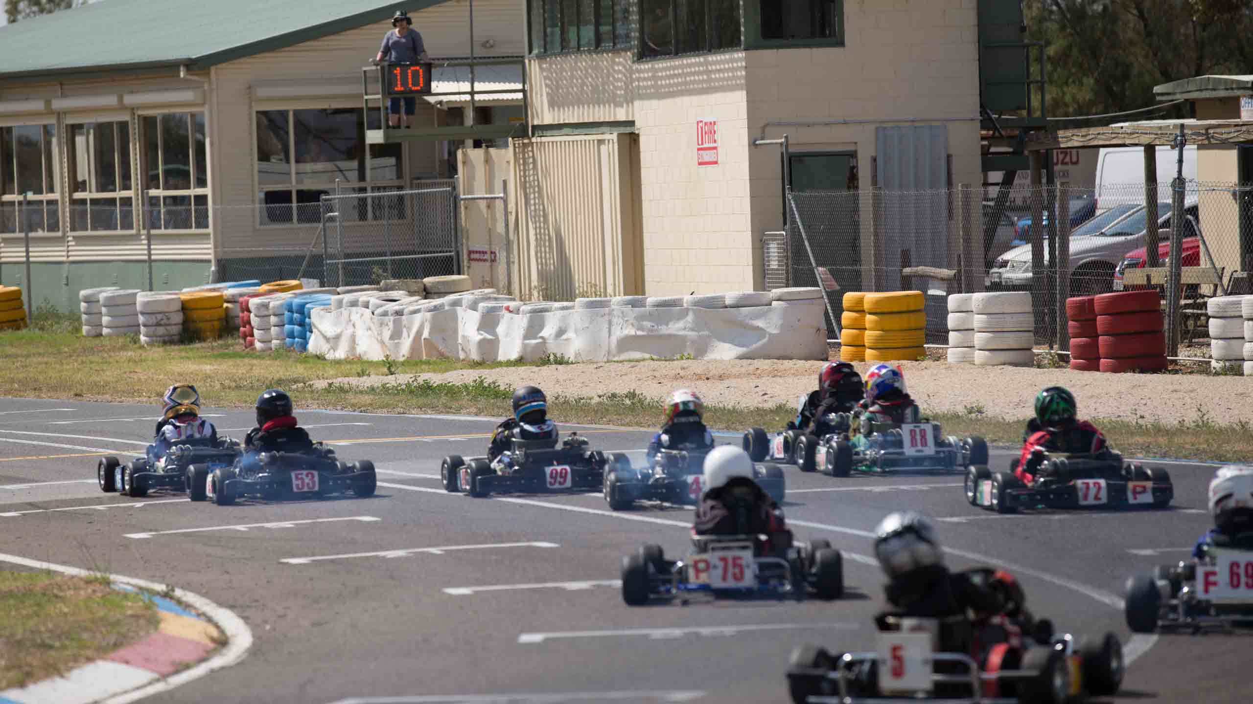 Start of the Cadet 9s