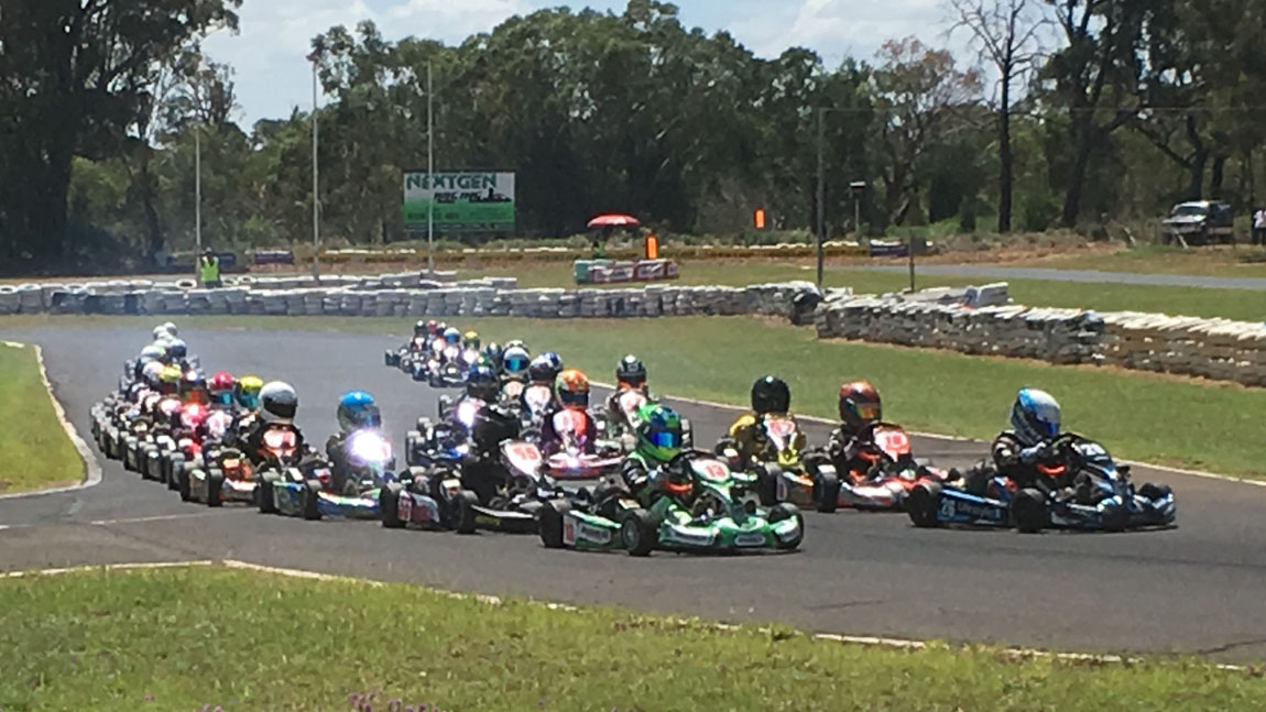 A huge field rolling round to the start