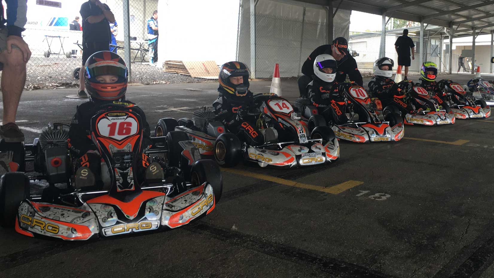 The CRG boys ready to go
