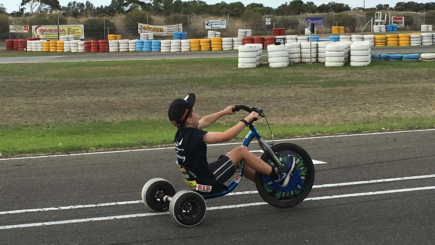 Full speed in the Huffy