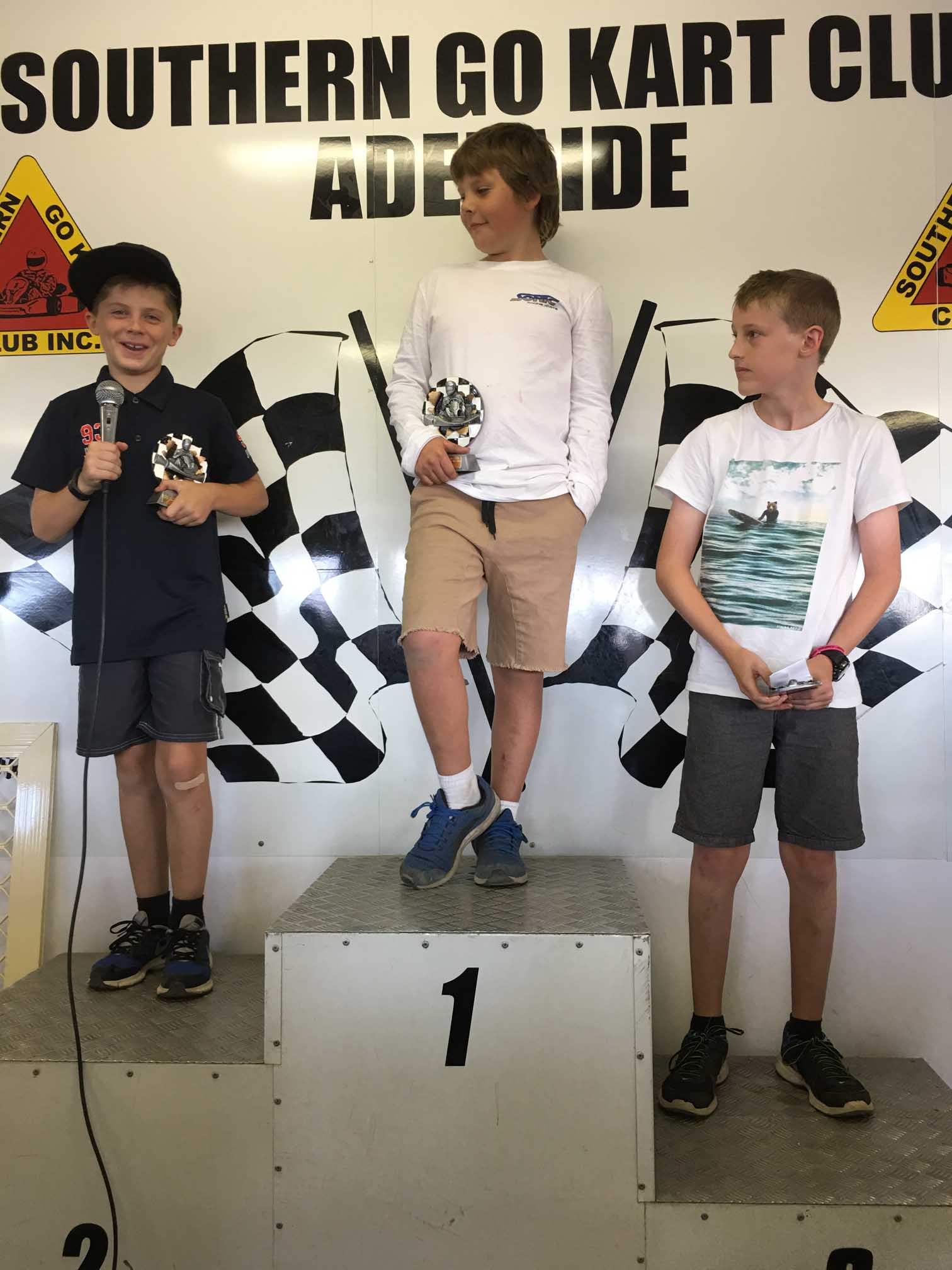 Jim on the podium