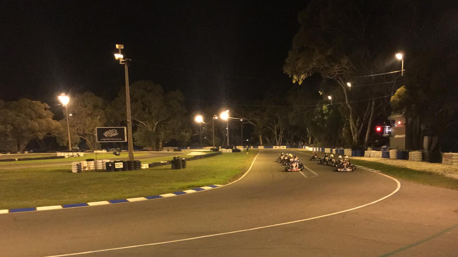 Exciting times, under lights...