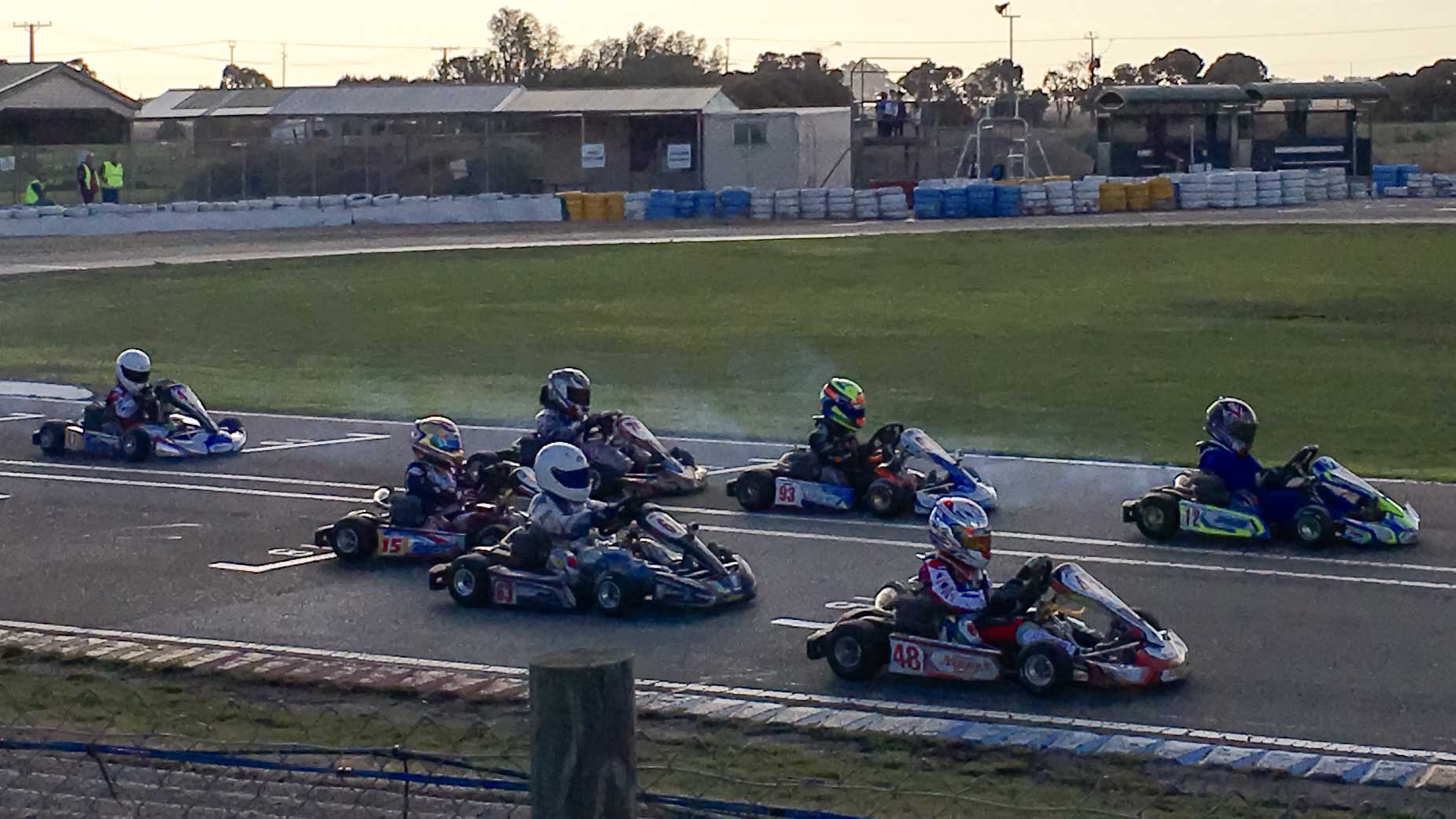 The kids start the final