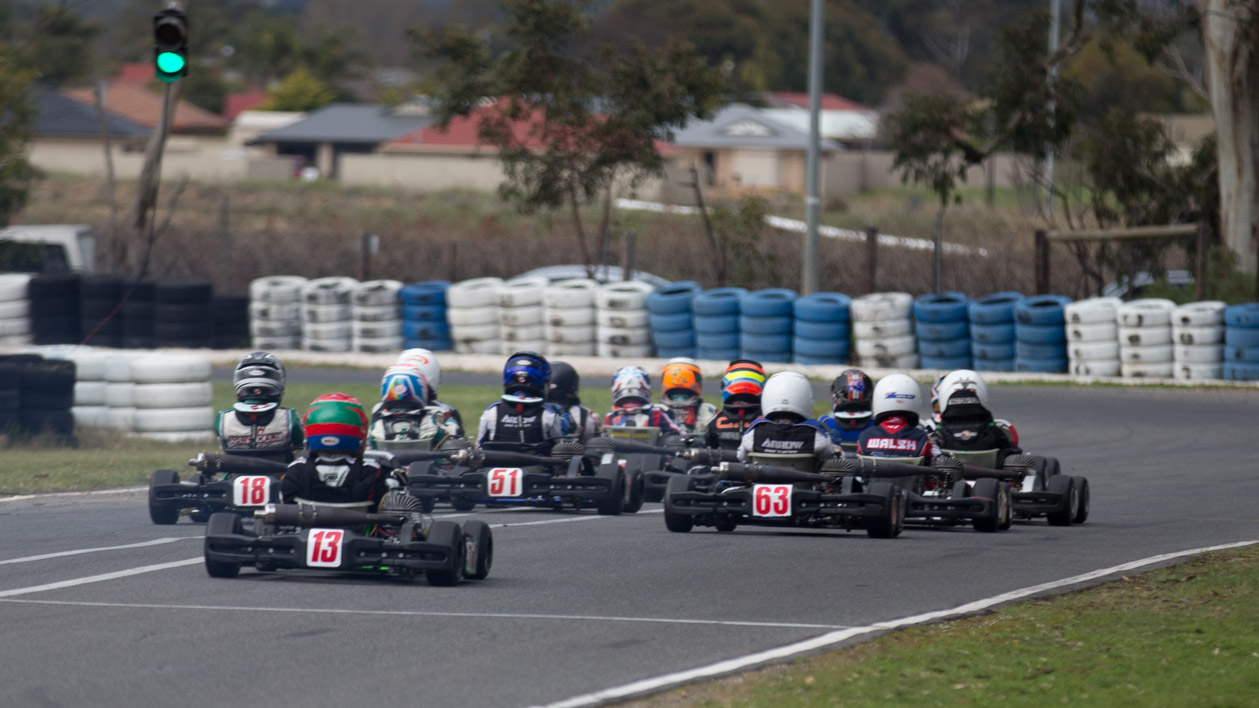 Cadet 12s at the start...