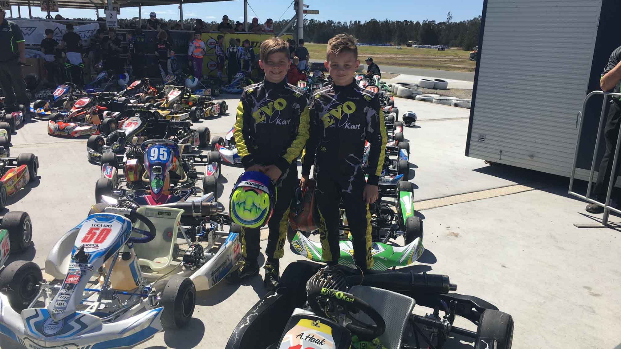 Jimmy's Team mate Adrian - He did OK at the Race of Stars
