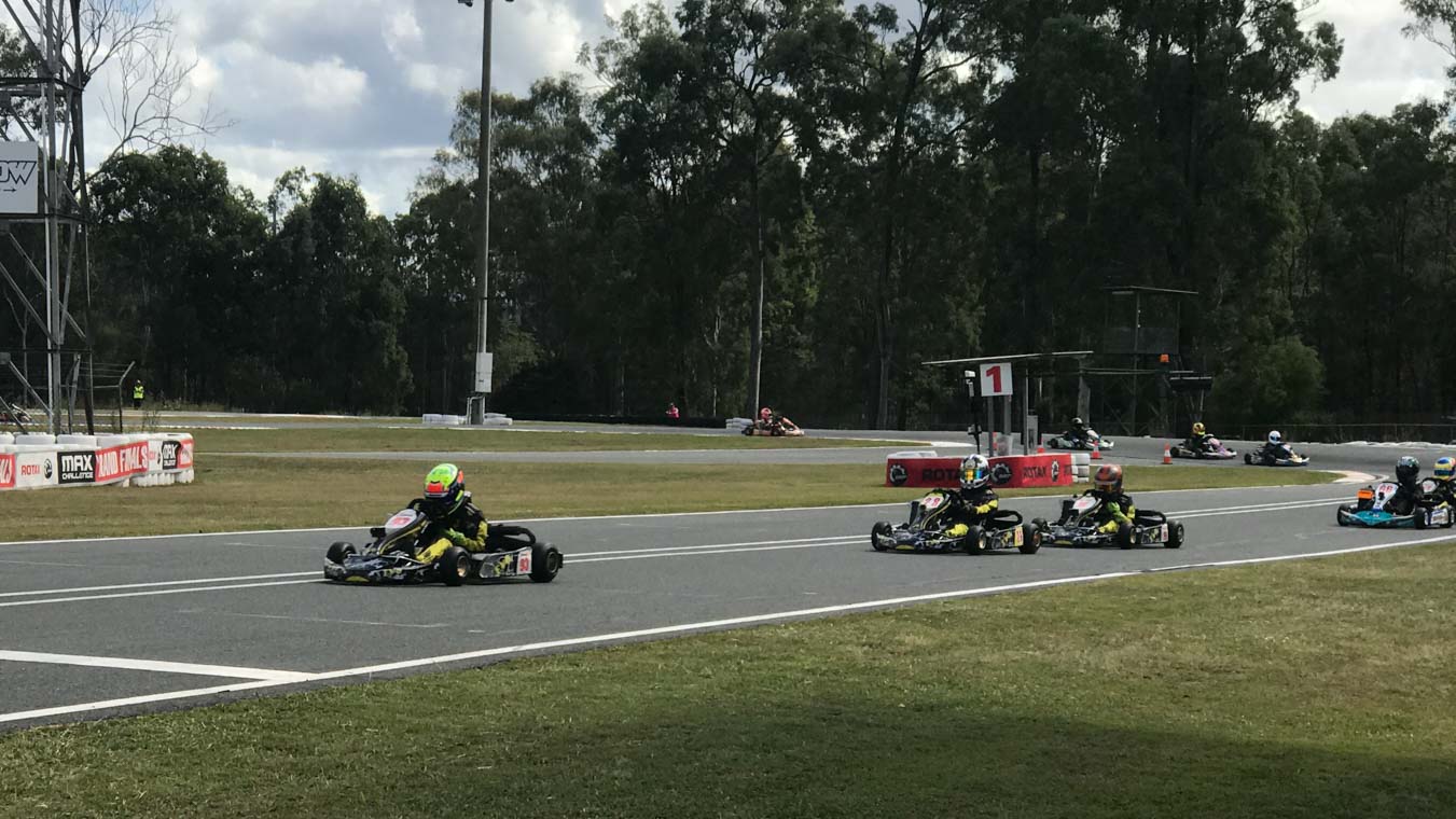 Jim going OK - He's trying to catch the guys in front.