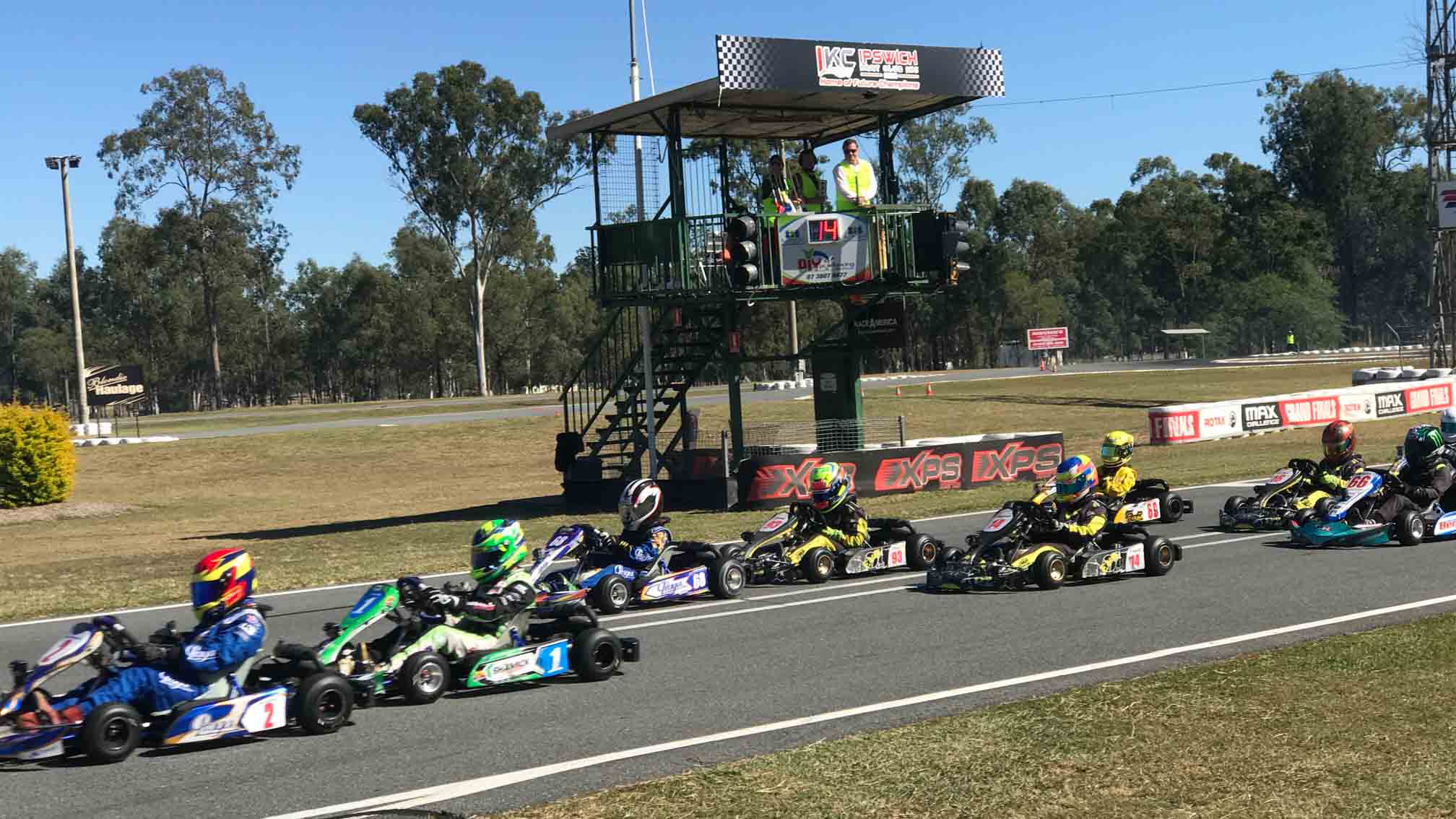 Go Jimmy - This is where he wants to be - Right up the front!
