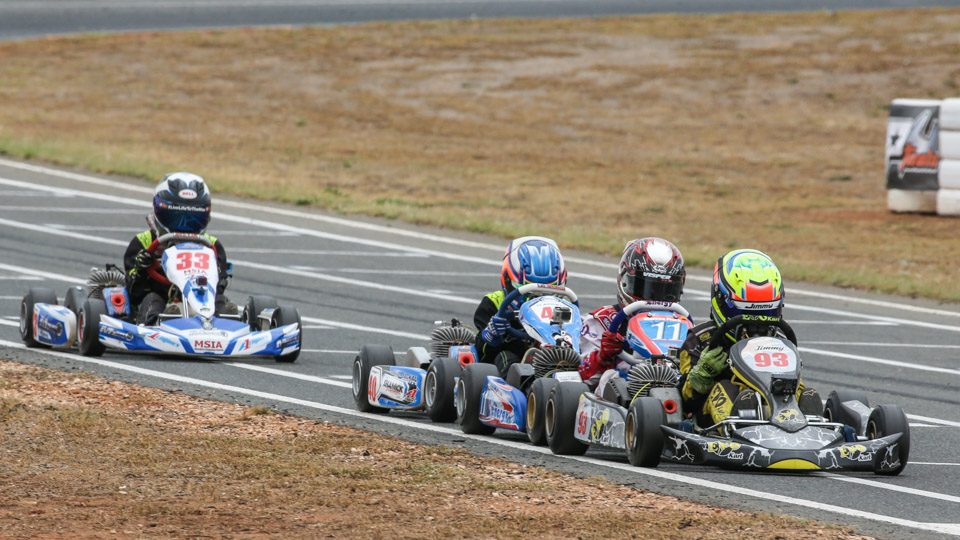 Racing is tight at the front - These 4 had a good race in the final.