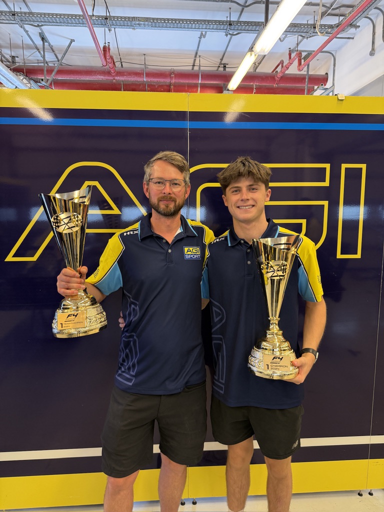 Jimmy Piszcyk karting in his junior years