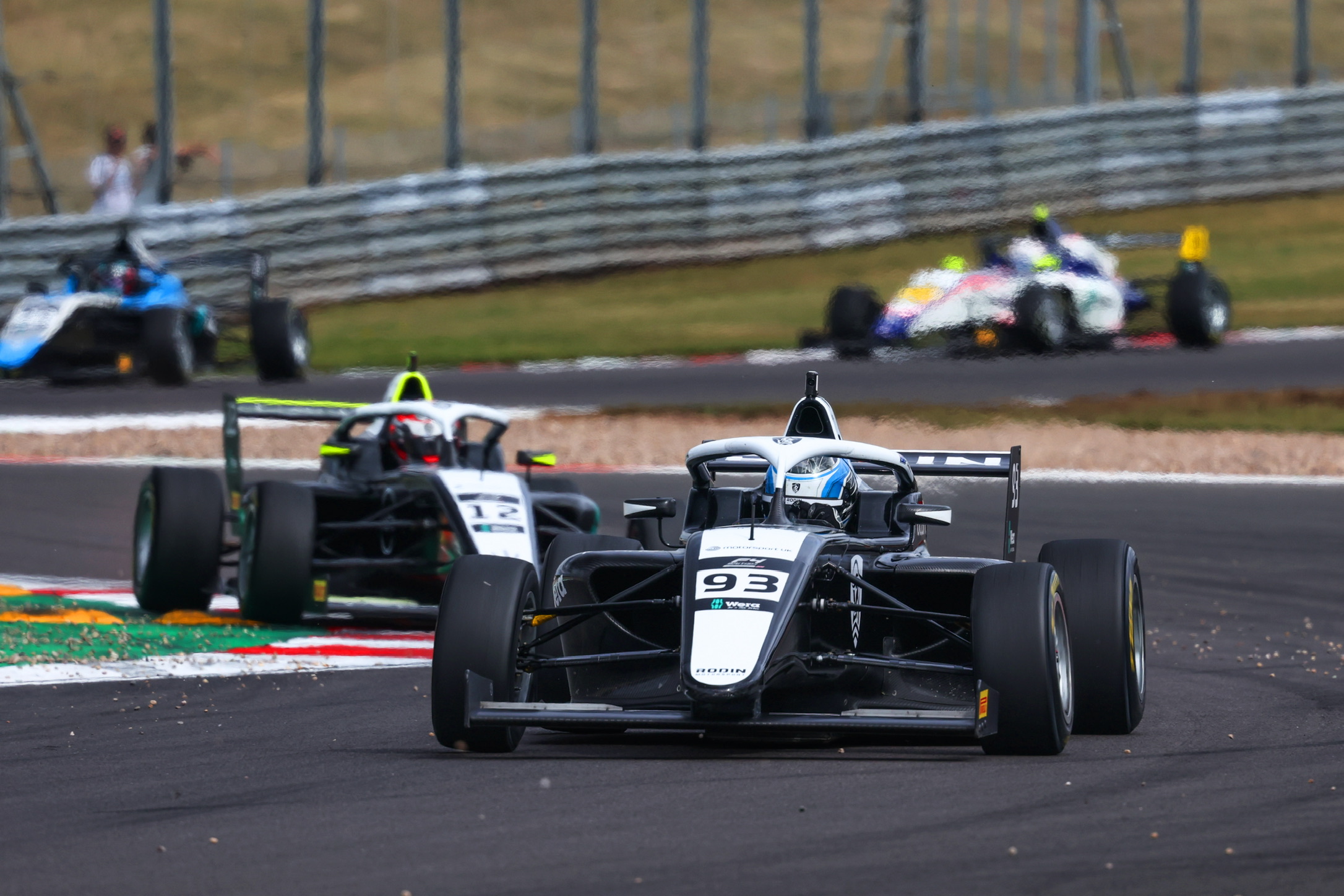Jimmy Piszcyk on track in a Formula 4 car