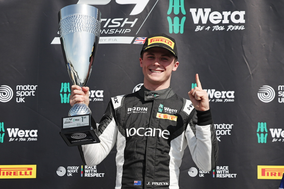 Portrait of Australian racing driver Jimmy Piszcyk